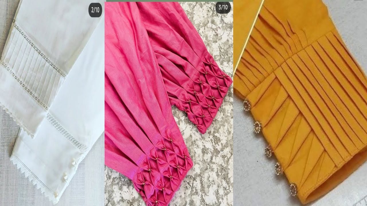 Salwar Ke Ponche Ke Design Poncha Design 2023 New Latest Shalwar