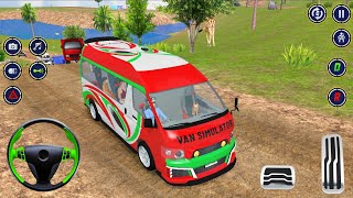 Van Driving Simulator Games 2025 - Minibus Drive In Public Transport Game - Android Gameplay screenshot 4