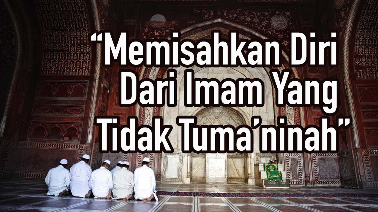 Ust Zezen Zaenal Mursalin, Lc - Bolehkah Memisahkan diri Dari Imam yang