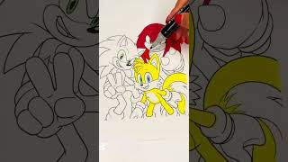 Coloring Sonic Tails Knuckles
