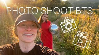 BEHIND THE SCENES: Professional photo & video shoot for meditation teacher in Malibu hills at sunset