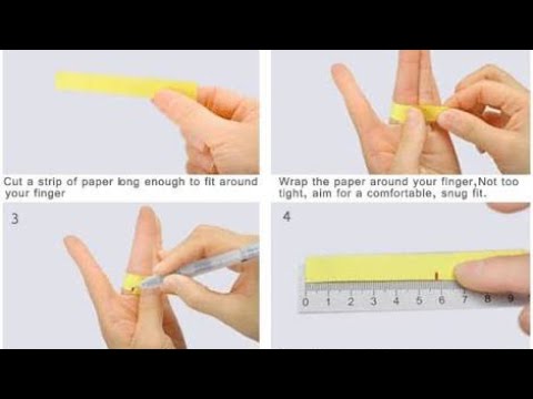 How too measure ring size in urdu and hindi| Easy Method tOo measuring ring size| - YouTube