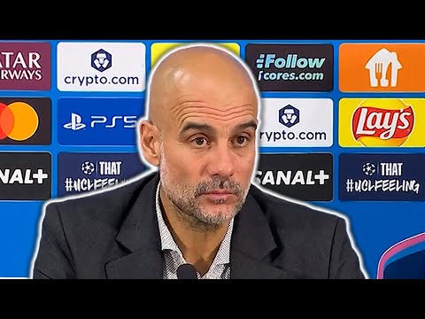NOTHING TO SAY TO THE SPANISH REFEREES Pep Guardiola Monaco 2 2 Man City