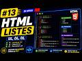 HTML #13 - Listes - UL, OL, DL 💻 شرح HTML بالدارجة