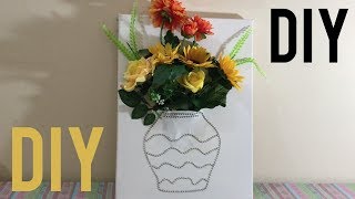 Como Fazer Quadro Usando Tela de Pintura - DIY Artesanato