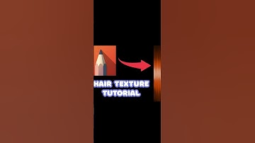 How to draw Hair texture in sketchbook app #tutorial #autodesksketchbook #drawing #art #hair #shorts