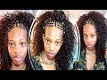 Half Braided Half Down Black Hairstyles