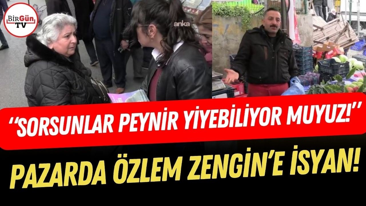Pazardaki emekliler AKP'li Özlem Zengin'e ateş püskürdü: 
