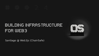 Building Infrastructure for Web3 - Web3js