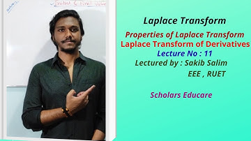 Lapalce Transform of Derivatives Property Proof&Problem solve bangla Hindi Tutorial|Sakib Salim