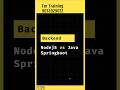 Spring Boot vs Node.js: ఎవరు బెటర్? | 1-Min Telugu Explainer, Web Development In Telugu #coding