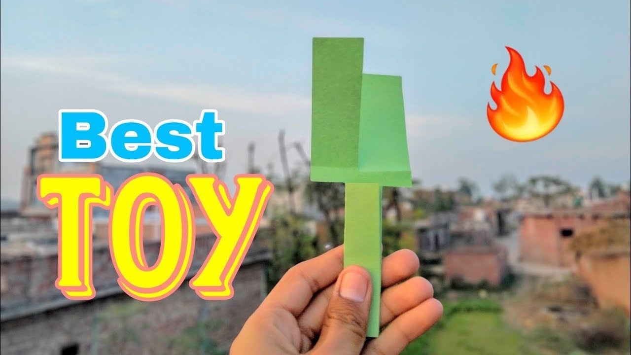 Best Flying Paper Toy How To Make Flying Paper Toy YouTube