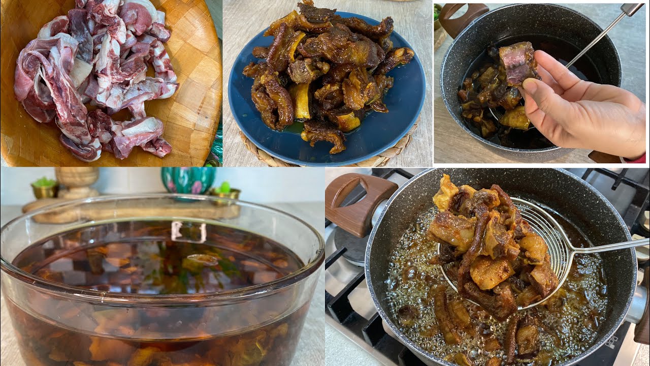 طريقة تحضير القديد التونسي يصبر لمدة طويلة  والبنة مضمونة