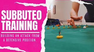Subbuteo Training | Building attacks from a defensive position