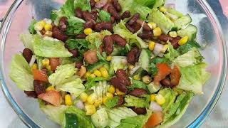 Red Kidney Bean Corn Salad High Protein Salad Healthy Style Recipes