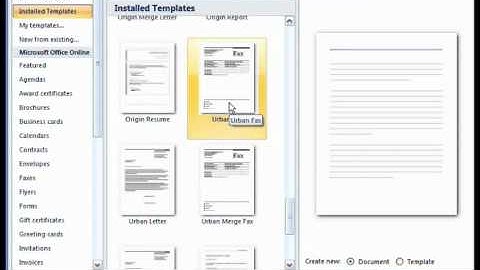 Microsoft Word 2007 Video Tutorial 002 (V101000002)
