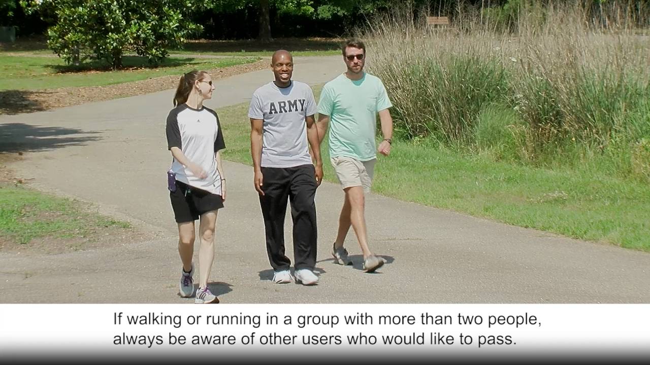 City of Raleigh's Greenways: WALKING OR RUNNING TWO WIDE ON THE TRAIL