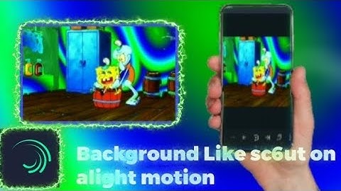 How To Make BackGround Like Sc6ut On Alight Motion!