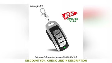 Scimagic Multi Frequency Duplicator 280-868MHz Fixed & Rolling Code 433MHz Garage Door Gate Remote C