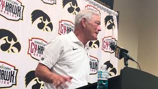 Kirk Ferentz reacts to Iowa football’s win vs. Iowa State