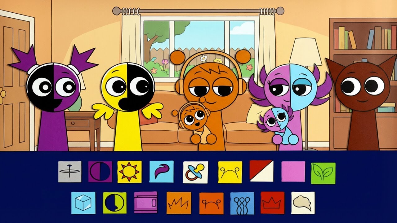 Трогательные моменты со Спрунки 📖✨ | Семейное приключение в бумажной книге-игре