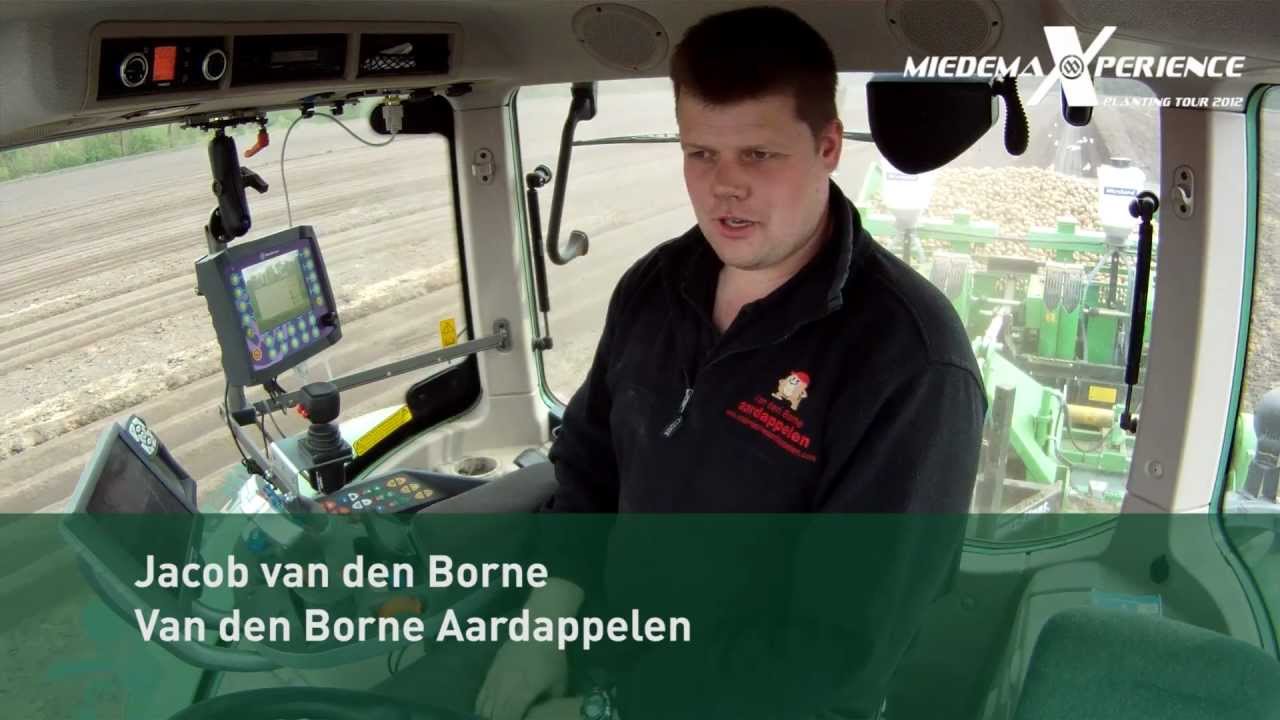 MiedemaXperience pootdemonstratie bij Van den Borne Aardappelen in Reusel, mei 2012