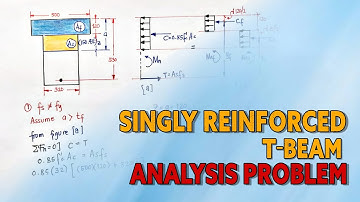 [3/3] Singly Reinforced T-Beam : Analysis Problem;  fs ≠ fy (NSCP 2010/2015)