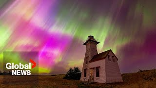 Northern Lights: Timelapse captures mesmerizing Aurora Borealis in P.E.I.