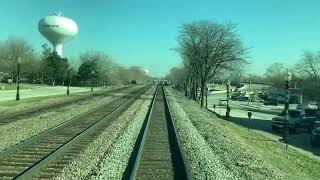 Metra cab car ride BNSF line Clarendon Hills to Chicago 11/23/22