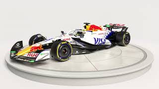 Visa Cash App F1 2025 VCARB 02 Formula 1 Race Car PBR 3D model screenshot 1