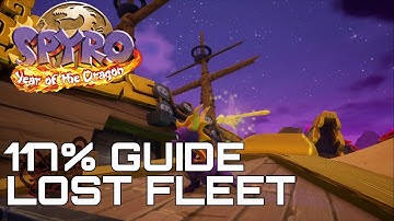 Spyro 3 Year Of The Dragon (Reignited) 117% Guide LOST FLEET (ALL EGGS, GEMS...)