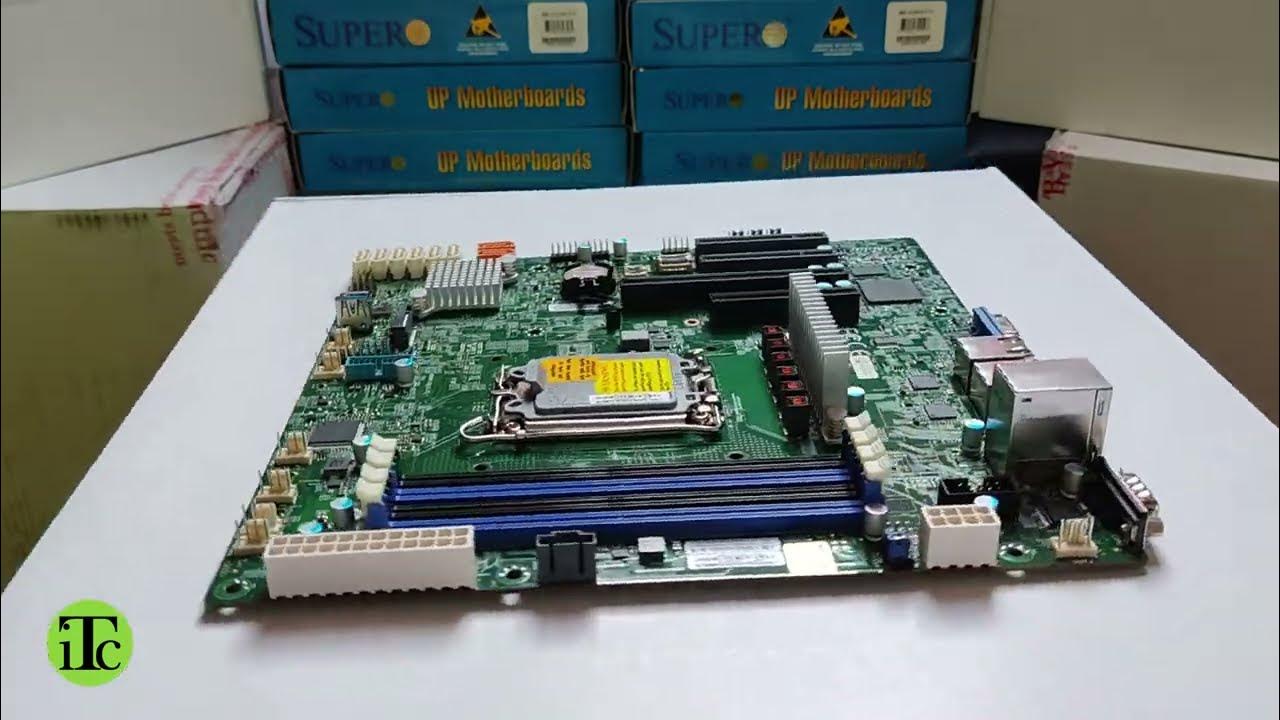 Unboxing Supermicro MBD MicroATX MBD-X13SCL-F for Intel® Xeon® E-2400