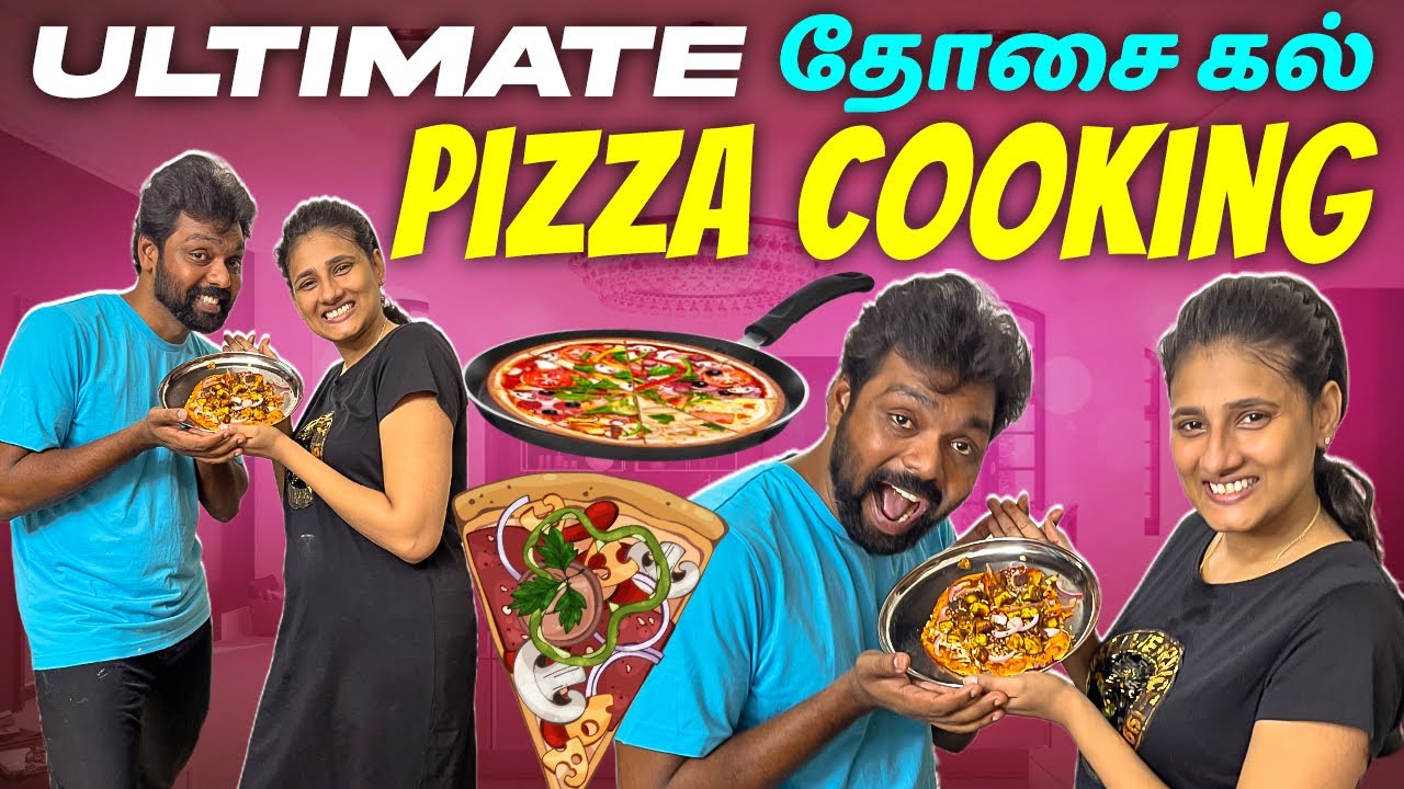 இப்படி ஒரு Dish -ஆ😂 தோசை கல் Pizza | Vinothbabu Sindhu
