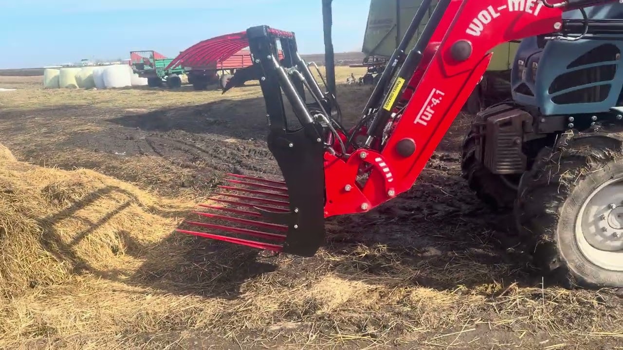 Montaż ladowacza czołowego WOL-MET  przez firmę AgroMont Wiktor  Nowy nabytek w 2026 do Pronar 82a