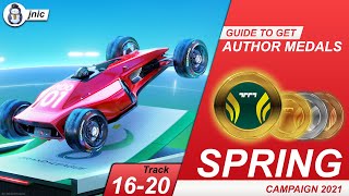 AUTHOR TIME tutorial series! guide to ALL MEDALS in Trackmania! Maps 16-20