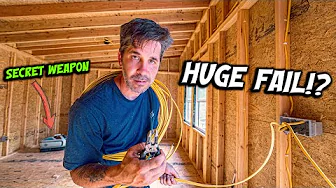 INSPECTOR shows up & PROBLEMS Happen / DIY Tiny House Build