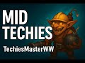 Techies MID - VERY HARD GAME 4VS5 / ОЧЕНЬ СЛОЖНАЯ ИГРА НА МИДУ - 4 ПРОТИВ 5.