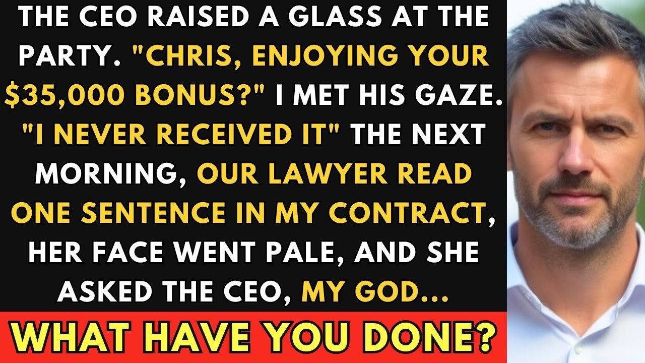 CEO Bragged About My Unpaid $35K Bonus, So I Triggered an Audit.