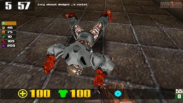 Quake 3 CPMA: Cybrema Commander,  Arena, DM5, Default settings 1.32, No tweaks, Fin