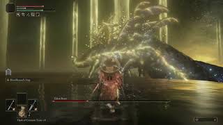 Radagon/ Elden Beast RL1, no summons + elden lord ending