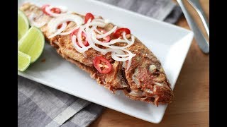 Andrew Zimmern Cooks: Fried Whole Yellowtail Snapper