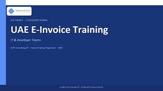 UAE E-Invoice for IT