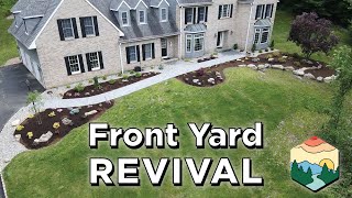 Auburn Sky Landscaping | Step by Step Front Yard Renovation and Revival  for Graduation Day