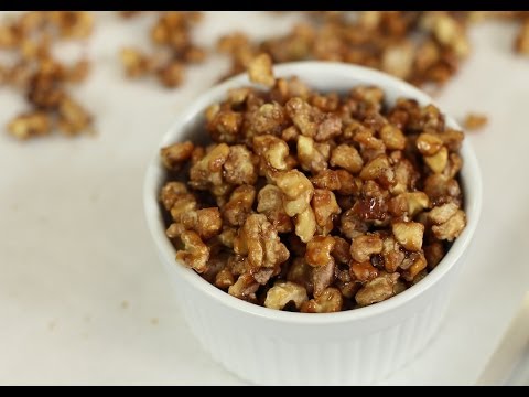 How To Make Candied Walnuts - So Easy, Delicious. Great for Salads, Gifts and Snacks by Rockin Robin