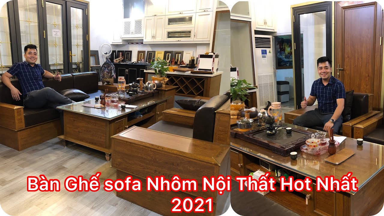 Bộ bàn ghế sofa Nhôm Nội Thất Xingfa Hot nhất 2021 | Nhôm nội thất ...