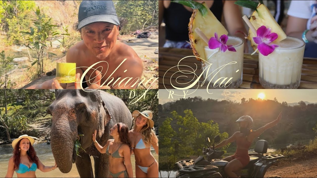 Dias intensos em Chiang Mai | Santuário, quadrículo, trilha…