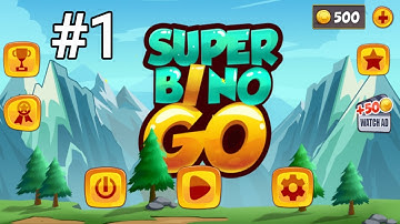 Super Bino Go New Adventure Game 2020 - Walkthrough Part 1 level 1 to 8