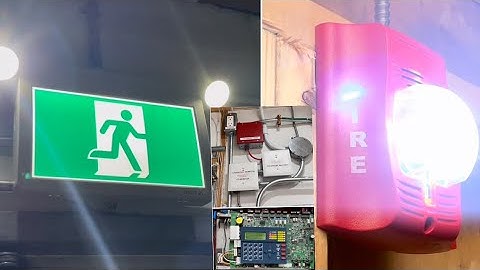 August 1 fire alarm and emergency light testing full 30 minute test in the dark 4:00 AM