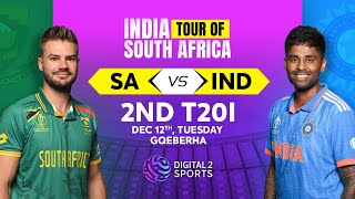 Watch Along: India vs South Africa 2nd T20I, Gqeberha | #INDvsSA
