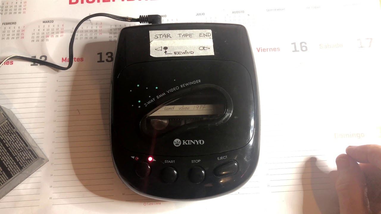 Video8 Video Cassette Rewinder YouTube